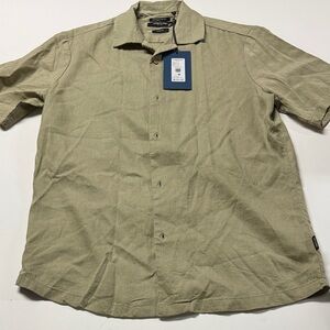Kenneth Cole Casual Light olive color Button Down Shirt
